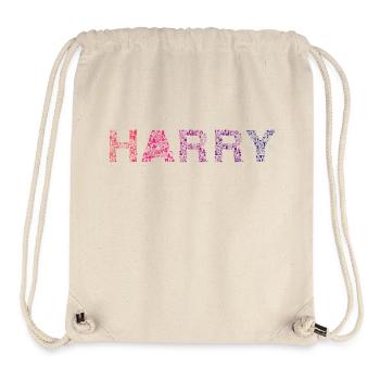 Harry Letter Name - Stanley/Stella Recycled Gym Bag - natural - Front