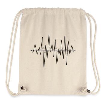 sound waves - Stanley/Stella Recycled Gym Bag - natural - Front