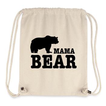 mama bear - Stanley/Stella recycelter Gym Bag - Naturweiß - Vorne