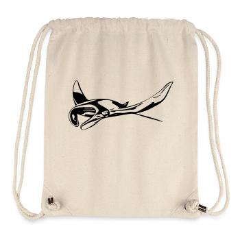 Manta Rays - Stanley/Stella Recycled Gym Bag - natural - Front