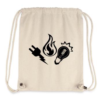 Electric and heating logo - Stanley/Stella Recycled Gym Bag - natural - Front