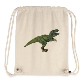 Tom T-Rex - Stanley/Stella Recycled Gym Bag - natural - Front