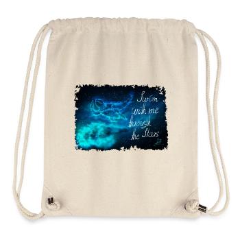 Swim through the stars - Stanley/Stella Recycled Gym Bag - natural - Front