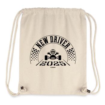 New Driver 2025 (Driving Licence / Black) - Stanley/Stella Recycled Gym Bag - natural - Front
