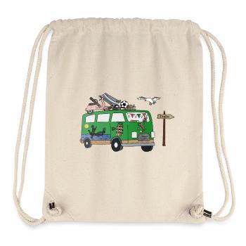 La_Dolce Vanlife Camper Italia - Stanley/Stella Recycled Gym Bag - natural - Front