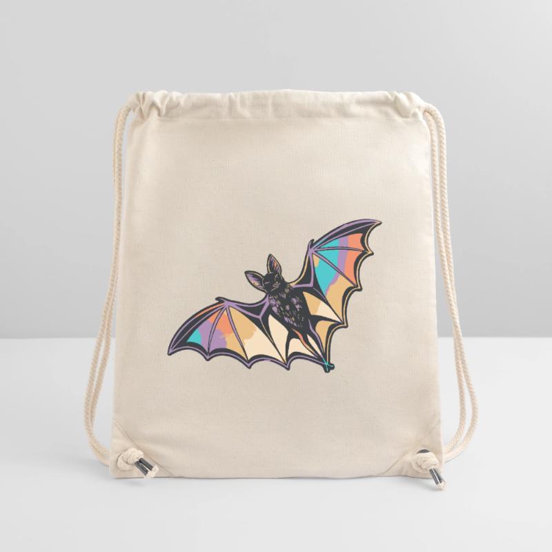 Stylized Rainbow Bat Stanley/Stella Recycled Gym Bag