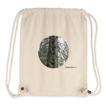 Woodpecker flute on spruce - Stanley/Stella Recycled Gym Bag - natural - Front