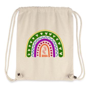 When Love Becomes Life - Baby 2026 - Stanley/Stella Recycled Gym Bag - natural - Front