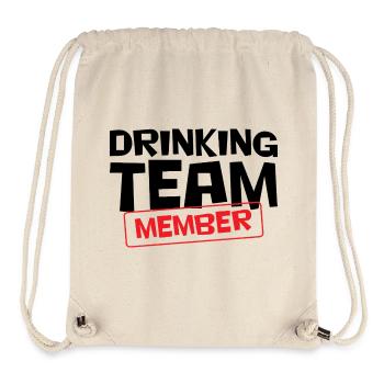 Mitglied des Trinkteams / Alkohol - Stanley/Stella recycelter Gym Bag - Naturweiß - Vorne
