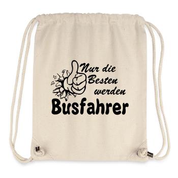 Busfahrer Bus Omnibus Busfahrer nur die Besten(25) - Stanley/Stella recycelter Gym Bag - Naturweiß - Vorne