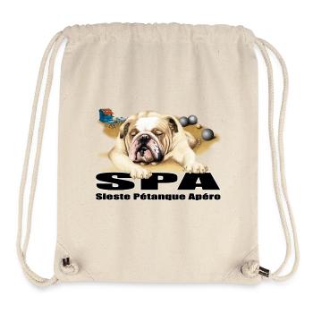 SPA Snooze aperitif bowls - Stanley/Stella Recycled Gym Bag - natural - Front