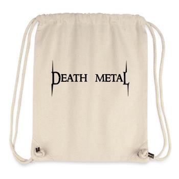 Death Metal - Stanley/Stella recycelter Gym Bag - Naturweiß - Vorne