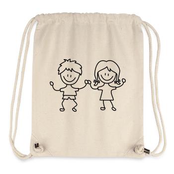 enfant - Sac à cordon recyclé Stanley/Stella - blanc naturel - Devant