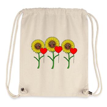 Congratulations birthday gift flower - Stanley/Stella Recycled Gym Bag - natural - Front