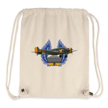 Ju-52 - Stanley/Stella Recycled Gym Bag - natural - Front
