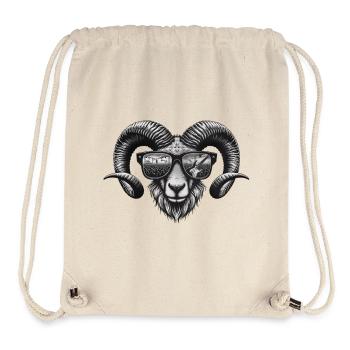 Widder Heavy Metal Konzert Illustration - Stanley/Stella recycelter Gym Bag - Naturweiß - Vorne
