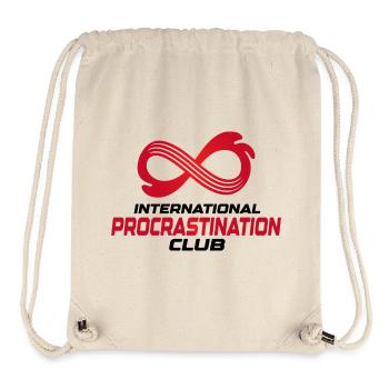 Internationaler Prokrastinationsclub - Stanley/Stella recycelter Gym Bag - Naturweiß - Vorne