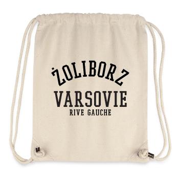 Zoliborz Varsovie - Sac à cordon recyclé Stanley/Stella - blanc naturel - Devant