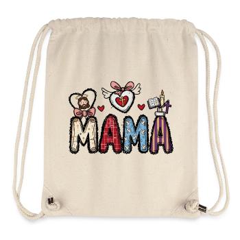Faithful Mom Heart Art - Stanley/Stella Recycled Gym Bag - natural - Front