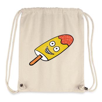 Fröhliches Zitronen-Eis Eiskrem Kinder  - Stanley/Stella Recycled Gym Bag - natural - Front
