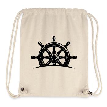Steering wheel - Stanley/Stella Recycled Gym Bag - natural - Front