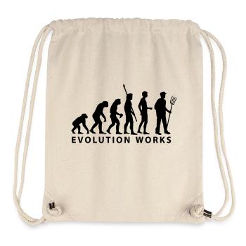 evolution_bauer - Stanley/Stella recycelter Gym Bag - Naturweiß - Vorne