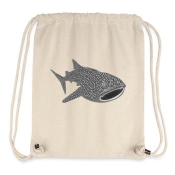 walhai wal hai fisch whale shark taucher tauchen - Stanley/Stella recycelter Gym Bag - Naturweiß - Vorne