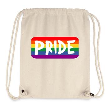Pride rainbow - Stanley/Stella Recycled Gym Bag - natural - Front