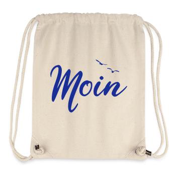 Moin et mouettes (bricolage) - Sac à cordon recyclé Stanley/Stella - blanc naturel - Devant