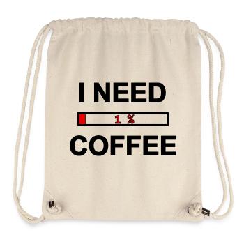 I Need Coffee low energy - Stanley/Stella Recycled Gym Bag - natural - Front