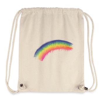 Regenbogen Pinselbogen - Stanley/Stella recycelter Gym Bag - Naturweiß - Vorne