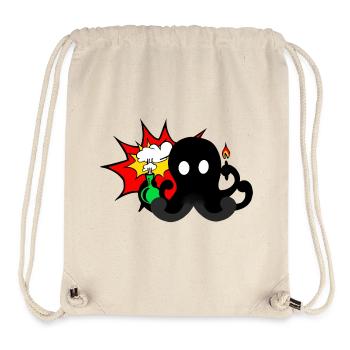 Wissenschafts-Explosion  - Stanley/Stella recycelter Gym Bag - Naturweiß - Vorne