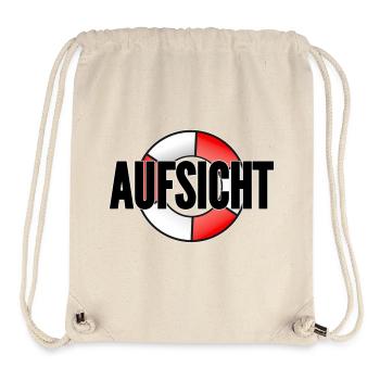 AUFSICHT - Badeaufsicht - Stanley/Stella recycelter Gym Bag - Naturweiß - Vorne