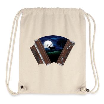 Clair de lune accordéon styrienne | ZiachON ! - Sac à cordon recyclé Stanley/Stella - blanc naturel - Devant