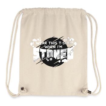 Comic Bold Statement T-Shirt Design - Stanley/Stella recycelter Gym Bag - Naturweiß - Vorne