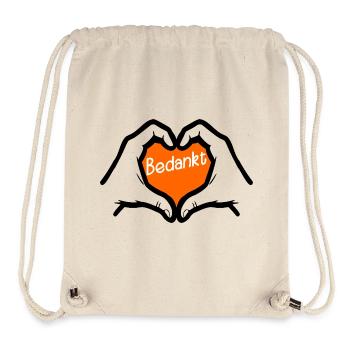 Vielen Dank - Stanley/Stella recycelter Gym Bag - Naturweiß - Vorne