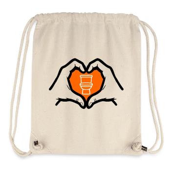 Toilette - Stanley/Stella recycelter Gym Bag - Naturweiß - Vorne