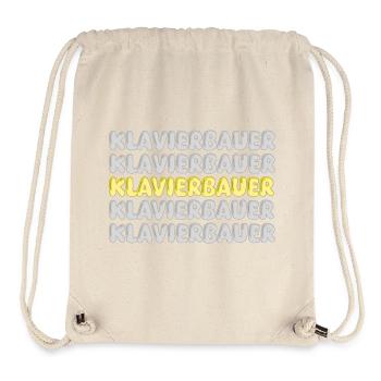 Work as a piano maker - Stanley/Stella Recycled Gym Bag - natural - Front
