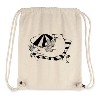 YOU DESERVE TO REST - Stanley/Stella Recycled Gym Bag - natural - Front
