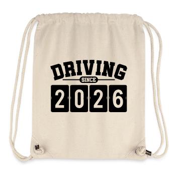 Führerschein 2026 Fahrprüfung Führerscheinprüfung - Stanley/Stella recycelter Gym Bag - Naturweiß - Vorne