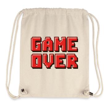 Pixel Game Over Retro-Banner - Stanley/Stella recycelter Gym Bag - Naturweiß - Vorne