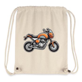 Art de moto Orange Cruiser - Sac à cordon recyclé Stanley/Stella - blanc naturel - Devant