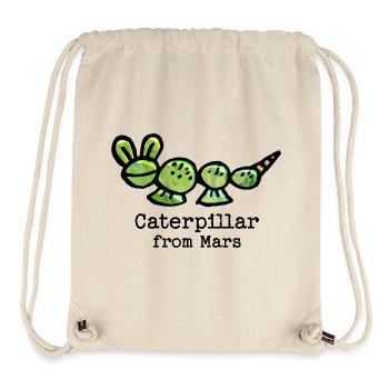 Süße Raupe vom Mars mit lustigem Spruch - Stanley/Stella recycelter Gym Bag - Naturweiß - Vorne