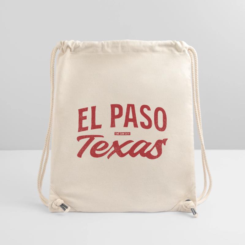 El Paso Texas Retro Script Stanley/Stella Recycled Gym Bag