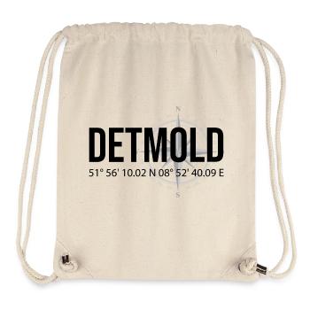 Koordinaten Detmold - Stanley/Stella recycelter Gym Bag - Naturweiß - Vorne
