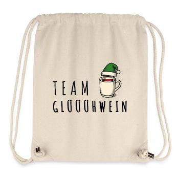 Team Glühwein – Christkindlmarkt Punsch Advent - Stanley/Stella recycelter Gym Bag - Naturweiß - Vorne
