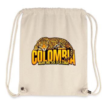 Jaguar Colombia Hijo del Sol y la Luna - Stanley/Stella recycelter Gym Bag - Naturweiß - Vorne