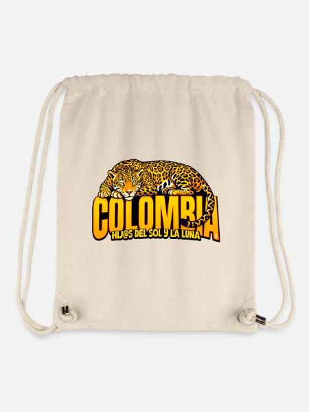 Jaguar Colombia Hijo del Sol y la Luna - Stanley/Stella recycelter Gym Bag - Naturweiß