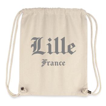 Lille Frankreich Gotik - Stanley/Stella recycelter Gym Bag - Naturweiß - Vorne