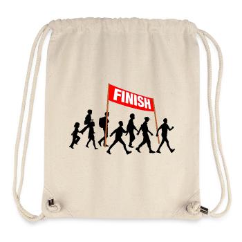 Walking Finish-Team - Stanley/Stella recycelter Gym Bag - Naturweiß - Vorne